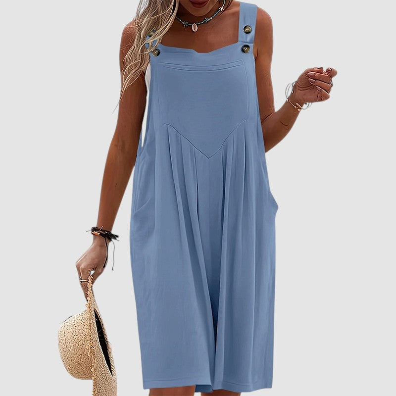 MIRELLE | SLEEVELESS WIDE-LEG JUMPSUIT