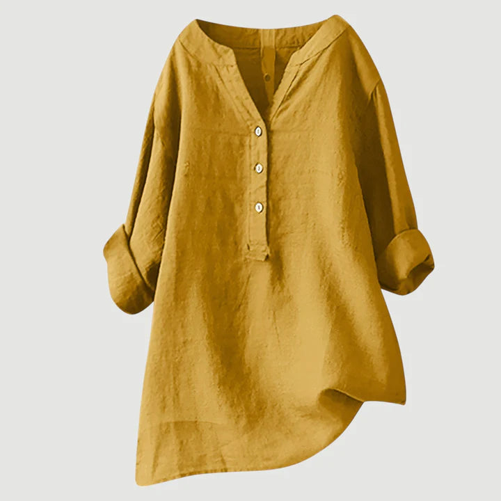 Freja | Airy and comfortable button-up shirt